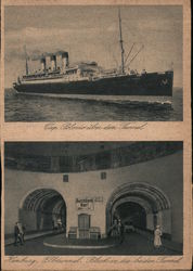 Cap Polonio Over the Tunnel Hamburg, Germany Postcard Postcard Postcard