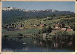 Norway Lilanda Hotel, Bulken, on the Oslo-Bergen Railway Postcard