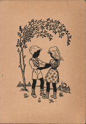Boy and a girl Postcard