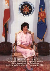 President Corazon Aquino Postcard