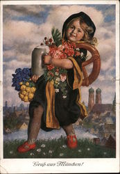 Greetings from Munich Postcard