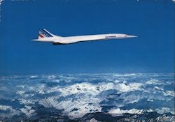 Air France Concorde Postcard