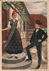 En Parcourant L'Alsace Postcard