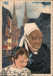 En Parcourant la Bretagne Postcard