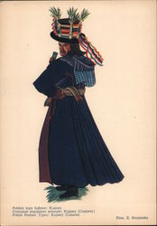 Polish Peasant Types : Kujawi (Cuiavia) Postcard