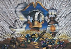 Tokyo Disney Donald Duck Postcard