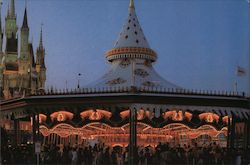 Tokyo Disney Carousel Postcard