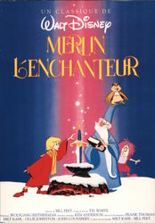 Euro Disney Walt Disney The Sword in the Stone Postcard