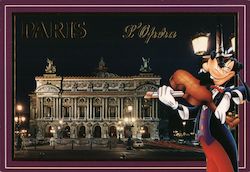 Euro Disney Le theatre de l'Opera Postcard