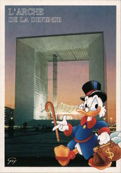 Euro Disney L'Arche de la Defense Postcard