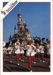 EuroDisney Marching Band Postcard