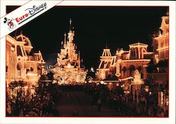 Euro Disney Light Parade Postcard
