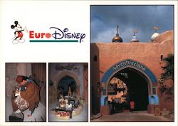 Euro Disney Adventureland Paris, France Postcard Postcard Postcard