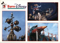 Euro Disney Discoveryland Postcard