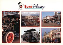 Euro Disney Main Street, USA Postcard