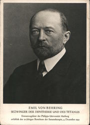 Emil Von Behring 1940 Postcard