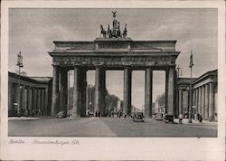 Nazi-Era Brandenburg Gate Postcard