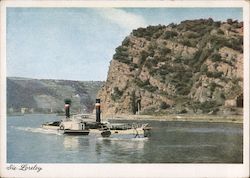Nazi-Era Die Loreley Boats, Ships Postcard Postcard Postcard