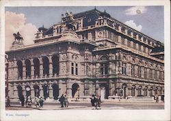 Nazi-Era Wien, Staasoper Postcard