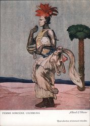 Femme Sorciere, Usumbura Postcard