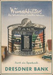 Dresdner Bank Germany Advertising Postcard Postcard Postcard