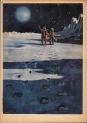 Soviet "Future Space" The Moon Postcard