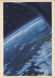 Soviet "Future Space" Series Space & Rockets Postcard Postcard Postcard