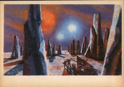 Soviet "Future Space" Series Postcard