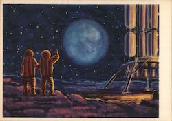 Soviet "Future Space" Series Postcard