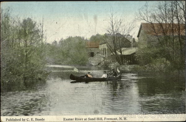 Exeter River At Sand Hill Fremont New Hampshire