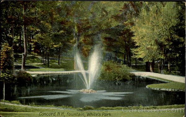 Fountain White Park Concord New Hampshire