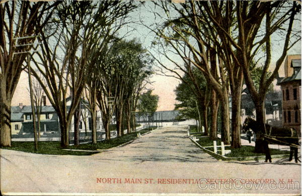 North Main Street Residential Section Concord New Hampshire