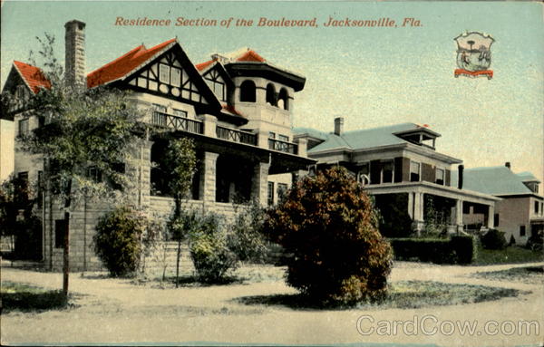 Residence Section Of The Boulevard Jacksonville Florida