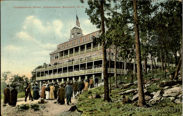 Uncanoonuc Hotel, Uncanoonuc Mountain Goffstown New Hampshire