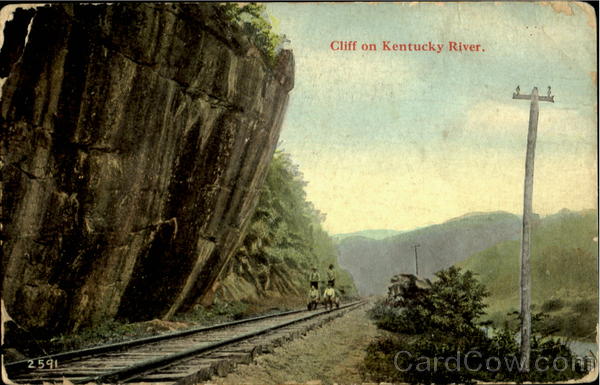 Cliff On Kentucky River Railroad (Scenic)