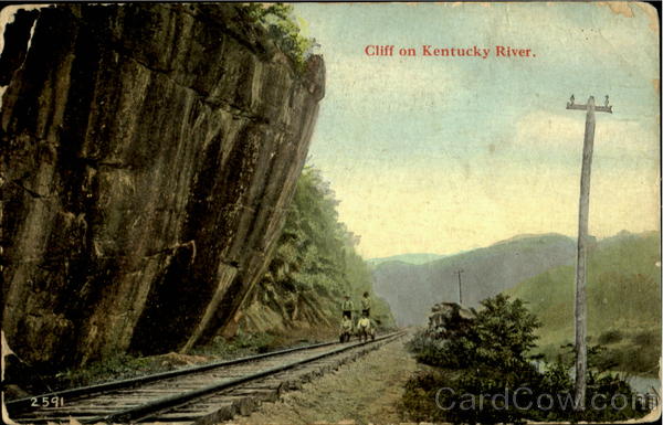 Cliff On Kentucky River Railroad (Scenic)