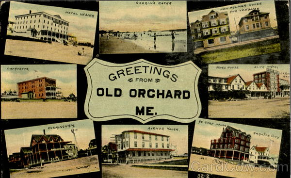 Greetings From Old Orchard Multi View Old Orchard Beach Maine