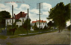 Jackson Street Monroe, LA Postcard Postcard