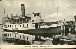 Steamer Islander Sakonnet, RI Postcard Postcard