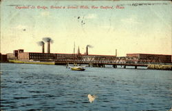 Cogshall St. Bridge New Bedford, MA Postcard Postcard