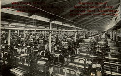 Whitman Mills Weave Room Postcard