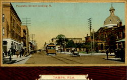Franklin Street Looking North Tampa, FL Postcard Postcard