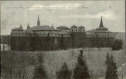 College Hall, Wellesley College Postcard