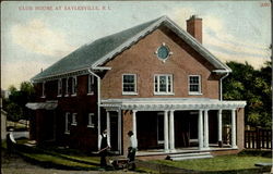 Club House At Saylesville Postcard