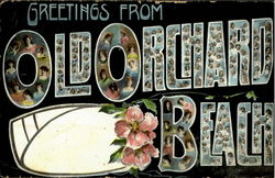 Greetings From Old Orchard Beach Postcard