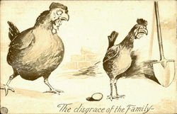 The Disgrace Of The Family Postcard