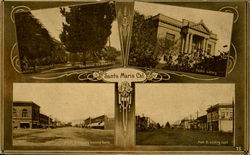 Santa Maria California Postcard Postcard