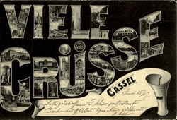 Viele Grusse Cassell Germany Postcard Postcard