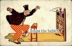 I Miss The Babies Postcard