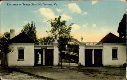 Entrance Or Texas Gate Postcard